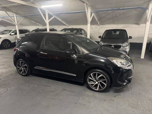 DS AUTOMOBILES DS 3 CABRIO 1.6 THP Prestige Cabriolet Euro 6 (s/s) 2dr Convertible Petrol Black